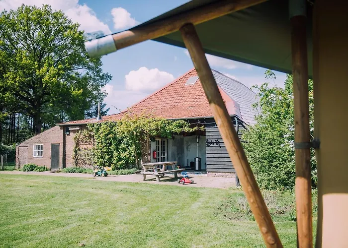 Lüks kamp alanı Glamping De Bosweide Alphen (North Brabant)