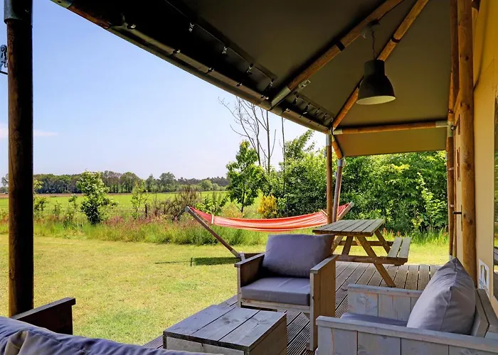 Luxussátor Glamping De Bosweide Alphen